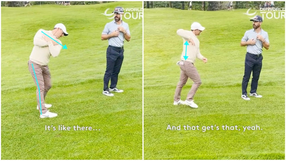 Rory McIlroy shared some great backswing advice during this nerdy golf swing exchange How To